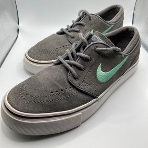 Nike Zoom Stefan Janoski Men's Sz 4 Skateboarding Shoes Gray Sea foam 333824-030